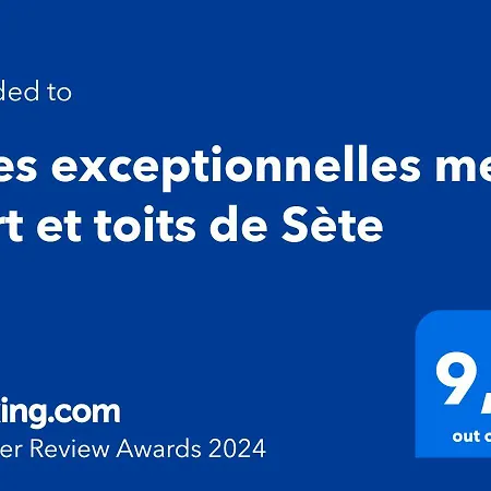 Vues Exceptionnelles Mer, Port Et Toits De דירה *